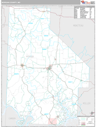 Morgan County, MO Wall Map