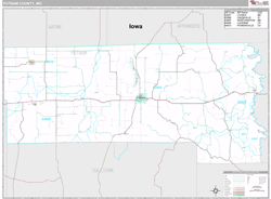 Putnam County, MO Wall Map