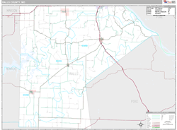 Ralls County, MO Wall Map