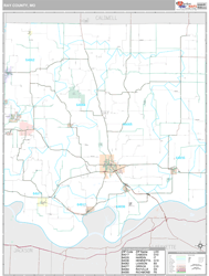 Ray County, MO Wall Map