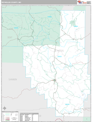 Reynolds County, MO Wall Map