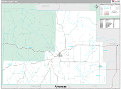 Ripley County, MO Wall Map