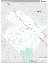 Ste. Genevieve County, MO Wall Map