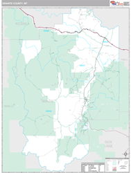 Granite County, MT Wall Map