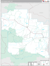 Judith Basin County, MT Wall Map