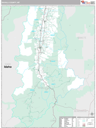 Ravalli County, MT Wall Map