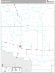 Toole County, MT Wall Map