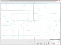 Banner County, NE Wall Map