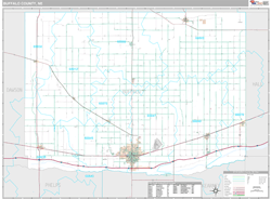 Buffalo County, NE Wall Map