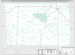 Cherry County, NE Wall Map