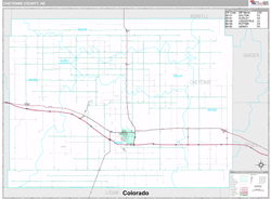 Cheyenne County, NE Wall Map