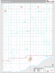 Colfax County, NE Wall Map