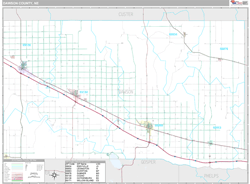 Dawson County, NE Wall Map