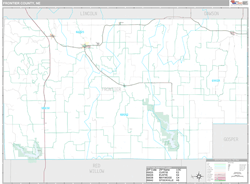 Frontier County, NE Wall Map