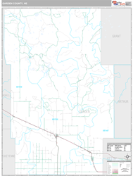 Garden County, NE Wall Map