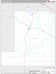 Gosper County, NE Wall Map