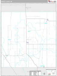 Greeley County, NE Wall Map