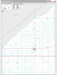 Hamilton County, NE Wall Map