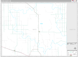 Hayes County, NE Wall Map