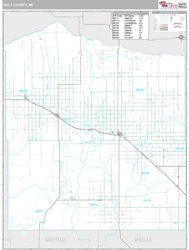 Holt County, NE Wall Map