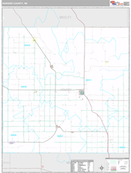 Howard County, NE Wall Map