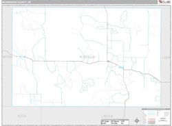 McPherson County, NE Wall Map