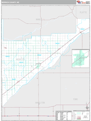 Merrick County, NE Wall Map