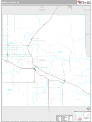 Morrill County, NE Wall Map