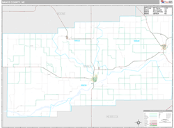 Nance County, NE Wall Map