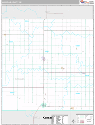 Nuckolls County, NE Wall Map