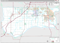 Sarpy County, NE Wall Map