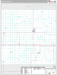 Seward County, NE Wall Map