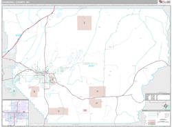 Churchill County, NV Wall Map