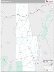Eureka County, NV Wall Map