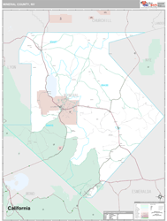 Mineral County, NV Wall Map