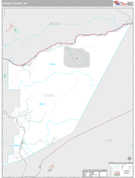 Storey County, NV Wall Map