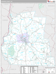 Cheshire County, NH Wall Map