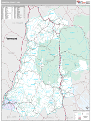 Grafton County, NH Wall Map