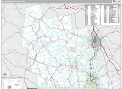 Hillsborough County, NH Wall Map