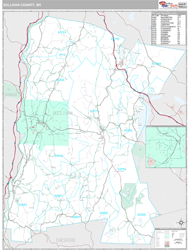 Sullivan County, NH Wall Map