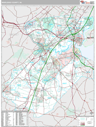 Middlesex County, NJ Wall Map