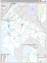 Salem County, NJ Wall Map