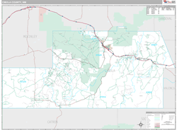 Cibola County, NM Wall Map