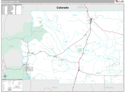 Colfax County, NM Wall Map
