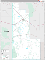 Hidalgo County, NM Wall Map