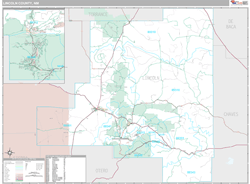 Lincoln County, NM Wall Map