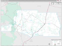 Mora County, NM Wall Map