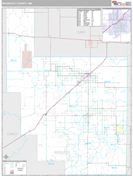Roosevelt County, NM Wall Map