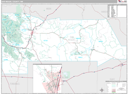 San Miguel County, NM Wall Map