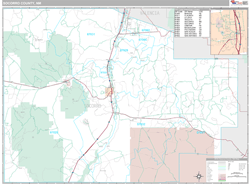 Socorro County, NM Wall Map